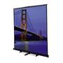 Da-Lite Floor Model C Portable and Tripod Projection Screen (Black Carpeted)