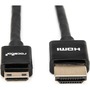 Rocstor 3ft Slim High-Speed HDMI&reg; Cable with Ethernet - HDMI to HDMI Mini M/M