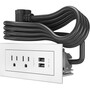 Legrand Furniture Power 2-Outlet with USB-A Unit- White