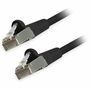 Comprehensive Cat6 Snagless Shielded Ethernet Cables, Black, 10ft