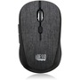 Adesso Wireless Fabric Optical Mini Mouse (Black)