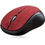 Adesso iMouse S80R - Wireless Fabric Optical Mini Mouse (Red)