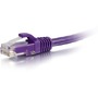 C2G 12ft Cat6a Snagless Unshielded UTP Network Patch Ethernet Cable-Purple