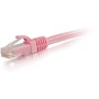 C2G 35ft Cat6a Snagless Unshielded (UTP) Network Patch Ethernet Cable-Pink