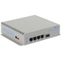Omnitron Systems OmniConverter Unmanaged Industrial Gigabit High Power 60W PoE, SFP, RJ-45, Ethernet Fiber Switch