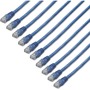 StarTech.com 6 ft. CAT6 Cable - 10 Pack - Blue CAT6 Ethernet Cords - Molded RJ45 Connectors - ETL Verified - 24 AWG (C6PATCH6BL10PK)