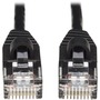 Tripp Lite Cat6a 10G Snagless Molded Slim UTP Ethernet Cable (RJ45 M/M), Black, 10 ft.