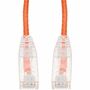 AddOn 6ft Orange CAT 6A Slim PVC Ethernet Cable Snagless Clear-Claw RJ-45 M/M