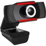Adesso CyberTrack H3 Webcam - 1.3 Megapixel - 30 fps - Black, Red - USB 2.0