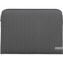 Moshi Pluma Laptop Sleeve for MacBook 13 - Herringbone Gray, Ultra-thin Neoprene Fabric with Water-resistant Outer