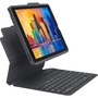 ZAGG Pro Keys Keyboard/Cover Case for 10.2" Apple iPad Tablet - Black
