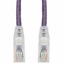 AddOn 5ft Purple CAT 6 PVC Ethernet Cable Snagless Easy Clear Boot TAA RJ-45 M/M