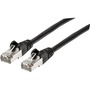 Intellinet Cat6a S/FTP Patch Cable, 1 ft., Black