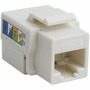 4XEM 10 pack Cat5e RJ45 Keystone Jack UTP 110-Type (White)