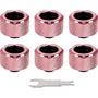 Thermaltake Pacific G1/4 PETG Tube 16mm OD Compression - Rose Gold (6-Pack Fittings)