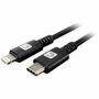 Comprehensive Pro AV/IT Lightning Male to USB-C Male Cable Black 3ft
