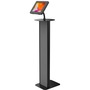CTA Digital Premium Floor Stand Workstation with Universal Security Enclosure
