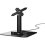 CTA Digital Desk Mount for Speaker, Smartphone, Enclosure - Black