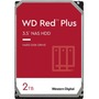 Western Digital - IMSourcing Certified Pre-Owned Red Plus WD20EFRX-RF 2 TB Hard Drive - 3.5" Internal - SATA (SATA/600)