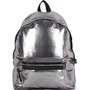 Francine Collection Napoli Carrying Case (Backpack) for 14" Notebook - Metallic Silver
