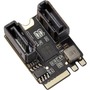 IO Crest 2 Ports NON-RAID SATA III 6gb/s to M.2 A+E Key 22x30 mm - SI-MPE40160