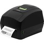 Custom D4 102 Desktop Direct Thermal/Thermal Transfer Printer - Monochrome - Label Print - Ethernet - USB - Yes - Black