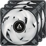 Arctic Cooling Semi-passive 120 mm Case Fan with digital A-RGB | Value Pack - 3 Pack