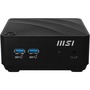 MSI Cubi N Cubi N JSL-070US Desktop Computer - Intel Celeron N4500 Dual-core (2 Core) 1.10 GHz - 4 GB RAM DDR4 SDRAM - 128 GB M.2 Serial ATA/600 SSD - Mini PC - Black