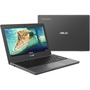 Asus Chromebook Flip CR1 CR1100CKA-YZ142 11.6" Rugged Convertible Chromebook - HD - 1366 x 768 - Intel Celeron N5100 Quad-core (4 Core) 1.10 GHz - 4 GB RAM - 32 GB Flash Memory - Dark Gray