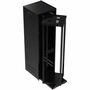 Sabrent 42U IT 27 Inch Black Server Cabinet With Locking Door and Pull-Out Drawer