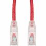 AddOn 25ft Red CAT 6 PVC Ethernet Cable Snagless Easy Clear Boot TAA RJ-45 M/M