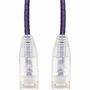 AddOn 10ft Purple CAT 6A Slim PVC Ethernet Cable Snagless Clear-Claw RJ-45 M/M