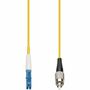 AddOn 45m LC to FC Yellow OS2 Simplex OFNR (Riser-Rated) SMF Fiber Patch Cable