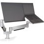 HAT 7050-800-500SR Mounting Arm for Notebook, Monitor - Silver - TAA Compliant