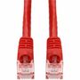 AddOn 100ft Red CAT 6 PVC Ethernet Cable Snagless Bubble Boot RJ-45 M/M