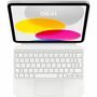 Apple Magic Keyboard/Cover Case (Folio) for 10.9" Apple iPad (10th Generation) Tablet - White