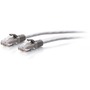 C2G 10ft Cat6a Snagless Unshielded (UTP) Slim Ethernet Patch Cable - Gray