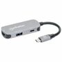 Manhattan USB-C to HDMI 3-in-1 Docking Converter with Power Delivery