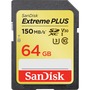 WD-IMSourcing Extreme PLUS 64 GB Class 10/UHS-I (U3) SDXC - 1 Pack