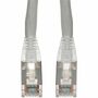 AddOn 10ft Gray CAT 6 Shielded PVC Ethernet Cable Snagless Easy Clear Boot TAA RJ-45 M/M