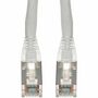 AddOn 4ft White CAT 6 Shielded PVC Ethernet Cable Snagless Bubble Boot RJ-45 M/M