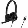 Wired Stereo Dual Ear Headset w/ ENC Microphone