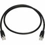 Cat8 40G Snagless SSTP Ethernet Cable (RJ45 M/M), PoE, Black, 3 ft. (0.9 m)