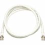 Cat8 40G Snagless SSTP Ethernet Cable (RJ45 M/M), PoE, White, 7 ft. (2.1 m)