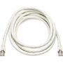 Cat8 40G Snagless SSTP Ethernet Cable (RJ45 M/M), PoE, White, 12 ft. (3.7 m)