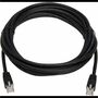 Cat8 40G Snagless SSTP Ethernet Cable (RJ45 M/M), PoE, Black, 15 ft. (4.6 m)