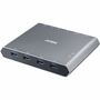 ATEN 2-Port 4K DisplayPort USB-C KVM Dock Switch with Power Pass-through