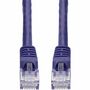 AddOn 14ft Purple CAT 6A PVC Ethernet Cable Snagless Bubble Boot RJ-45 M/M