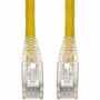 AddOn 12ft Yellow CAT 6 Shielded PVC Ethernet Cable Snagless Bubble Boot RJ-45 M/M