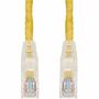 AddOn 100ft Yellow CAT 6 PVC Ethernet Cable Snagless Easy Clear Boot TAA RJ-45 M/M